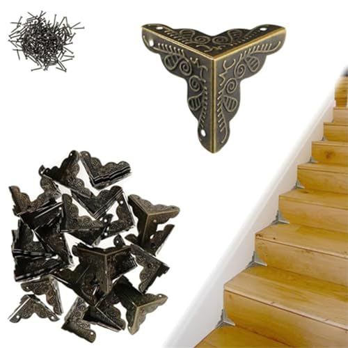 Antique Stair Dust Corners for Wooden Steps, 100 PCS R18800