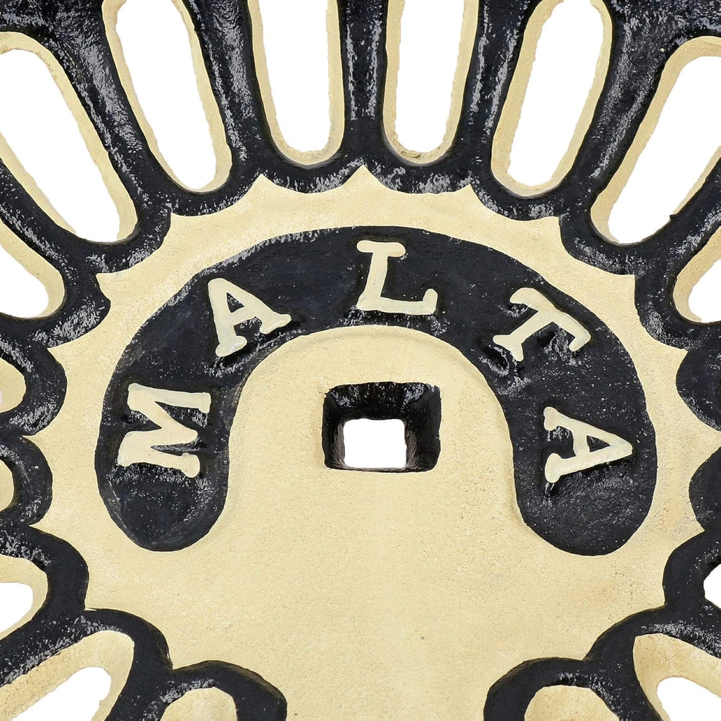 AB Tools Malta White Tractor Seat Stool Cast Iron F81448
