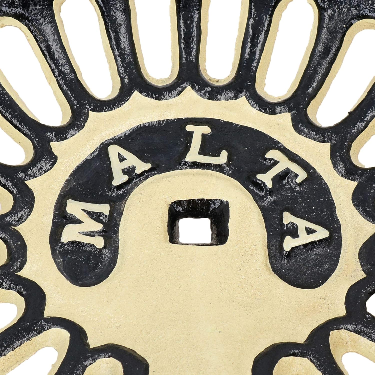 AB Tools Malta White Tractor Seat Stool Cast Iron F81448