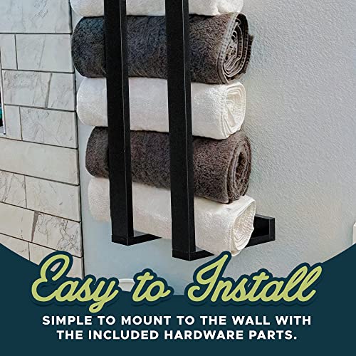 RELODECOR Blanket Wall Rack (White) for Bedroom and Living Room P2540