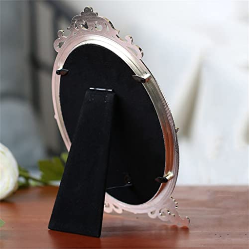 MADALIANO Retro Metal Princess Desktop Makeup Mirror Z82716