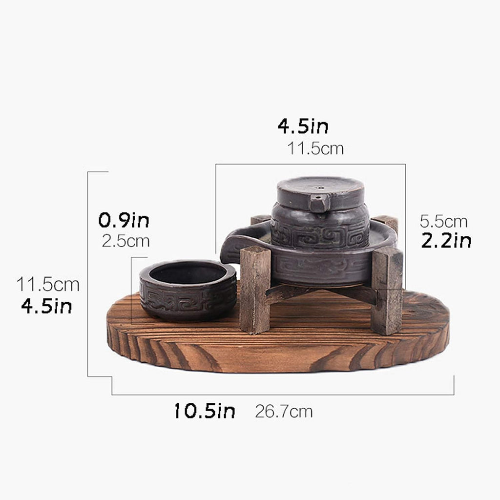 Handmade Ceramic Backflow Incense Holder for Home Office Decor M1571