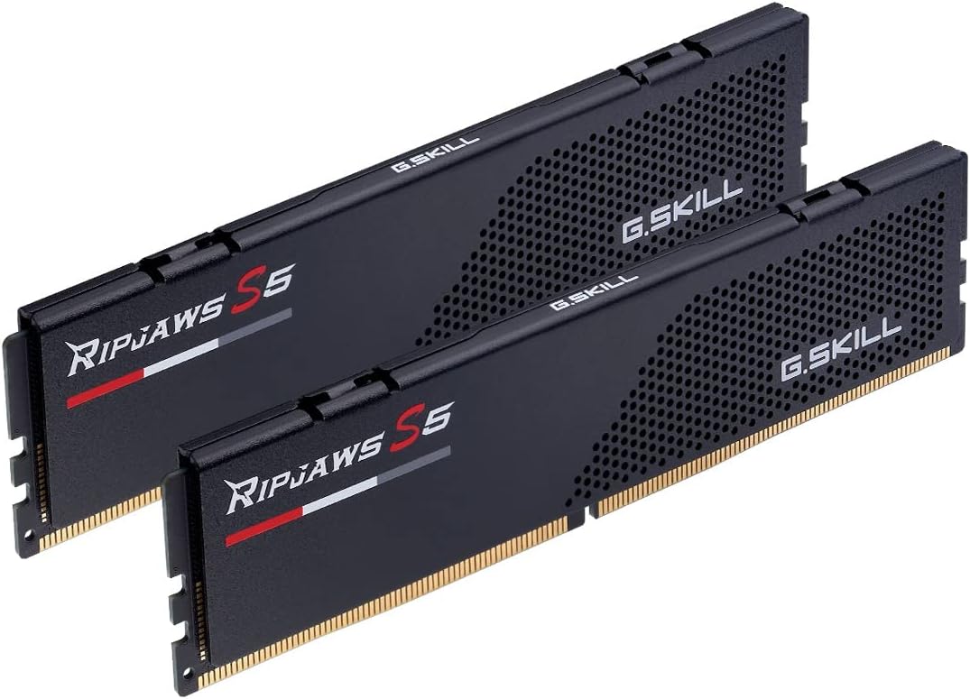 G.Skill 32GB DDR5 Ripjaws S5 6000MHz CL30 Dual Channel Kit 2X 16GB Black