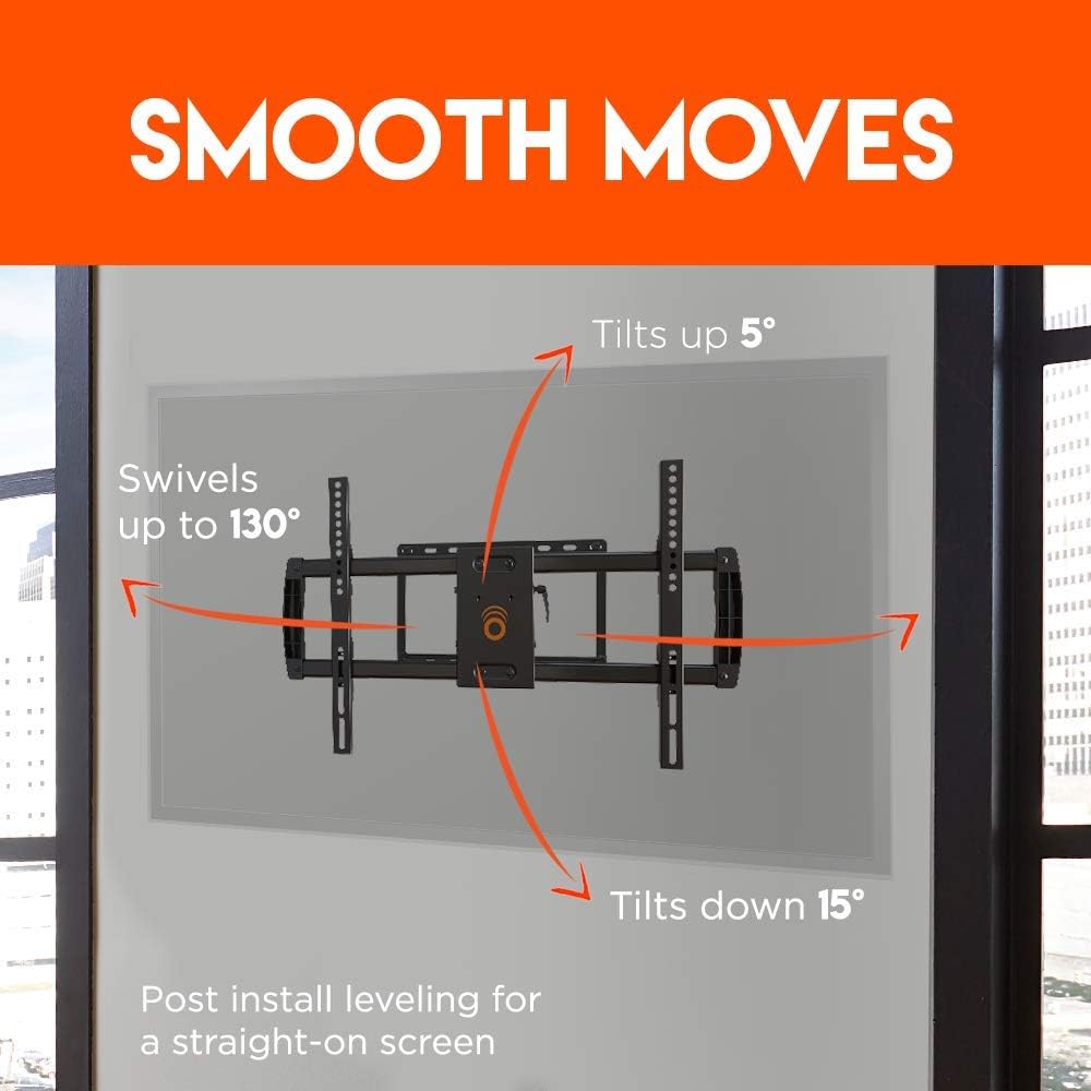 ECHOGEAR Full Motion TV Wall Mount Bracket for TVs Up to 75" C87544
