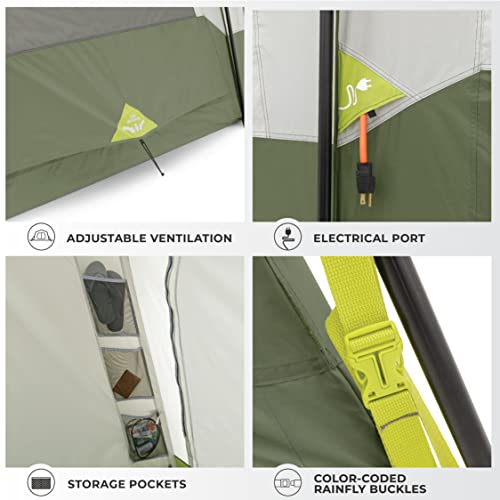 CORE Instant Cabin Tent Multi Room Pop Up for Family Camping W319284