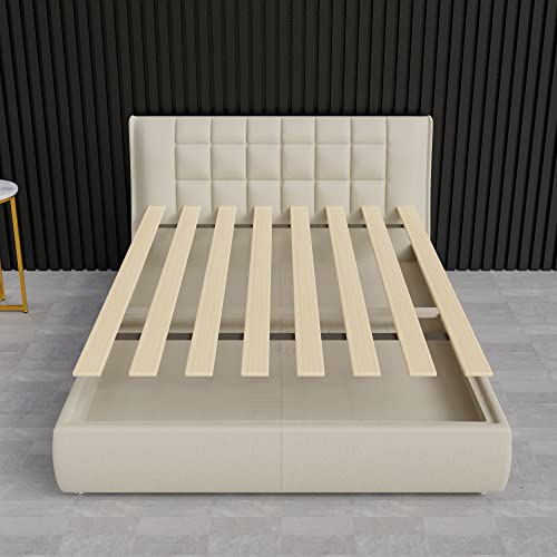 1-Inch Extra Heavy Duty Wooden Bunkie Board for Twin Bed, Beige R1932