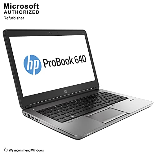 HP ProBook 640 G1 i5 8GB RAM 128GB SSD Windows 10 Pro (Renewed) F950548