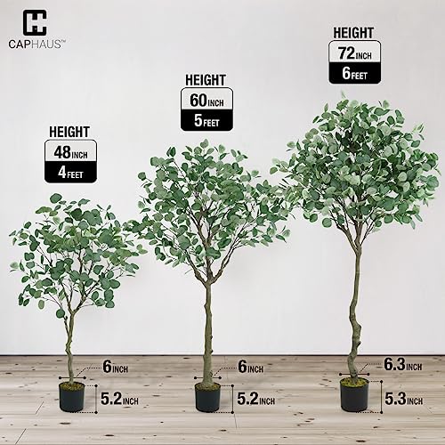 Fencer Wire Artificial Olive Tree Faux Potted Plant Indoor Home Office Decoration 5/6/7 Feet K8138