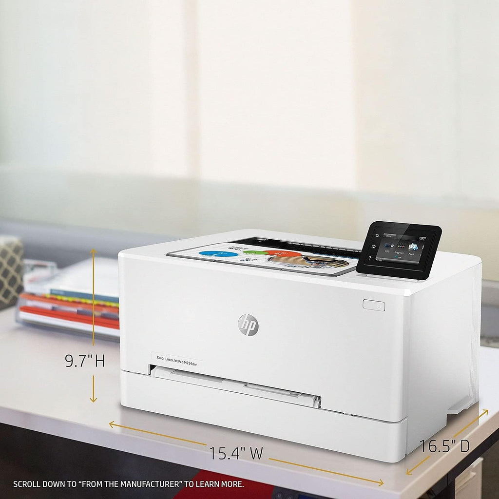 HP LaserJet Pro M254dw Wireless Color Laser Printer H527