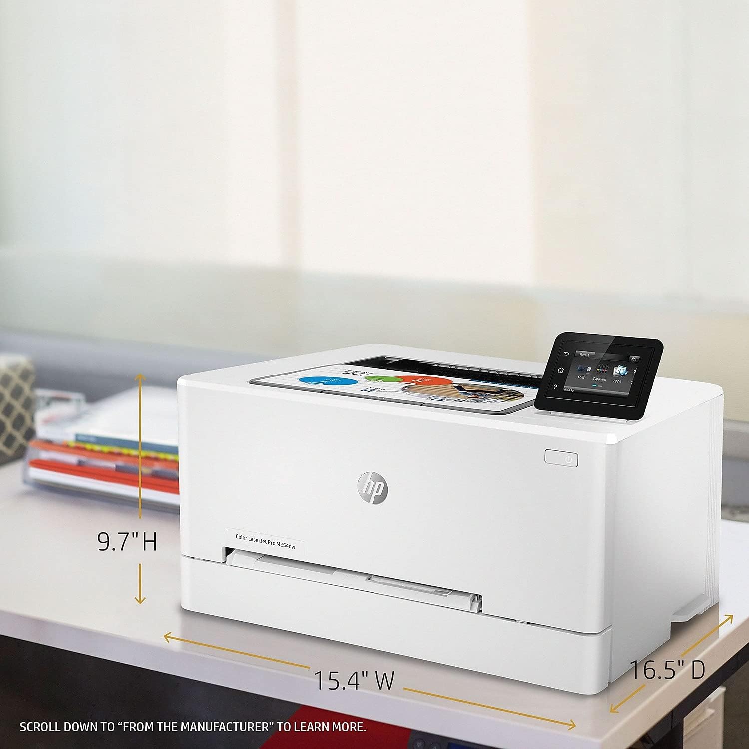 HP LaserJet Pro M254dw Wireless Color Laser Printer H527