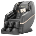 Real Relax Massage Chair, Shiatsu Massage Recliner Chair with Heat Body Scan Bluetooth Foot Roller, F7 Black