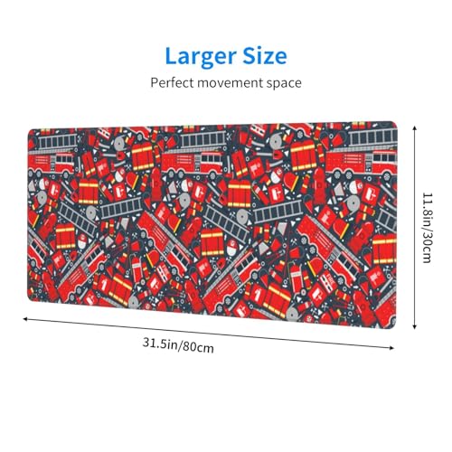 Goose Large Gaming Mouse Pad 31.5 x 11.8in with Non-Slip Rubber Base L277