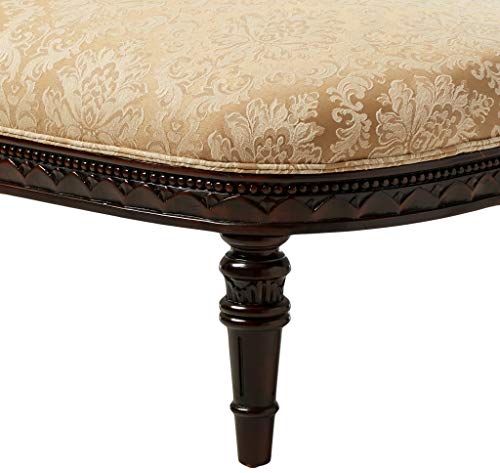 Design Toscano Swan Fainting Couch, 73", Walnut N663