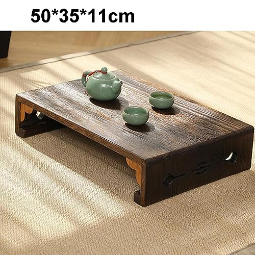 Japanese Coffee Table Retro Tatami Low Table 70x35x11cm G78568