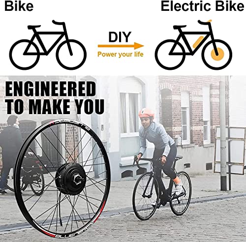 E-Bike Conversion Kit Front Wheel Hub Motor 48V 1500W 26 inch T51988