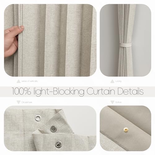 Blackout Folding Door Curtain with Magnetic Closure, Grey 42x78 T37357
