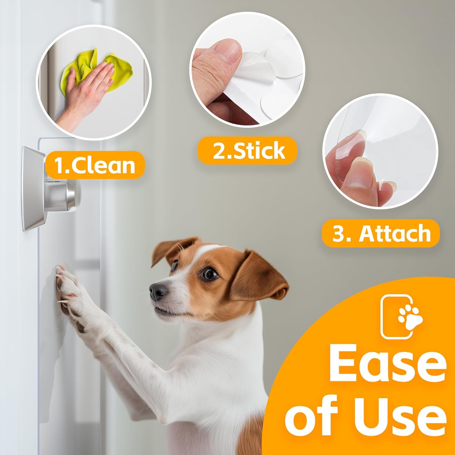 Heavy Duty Door Protector from Dog Scratching, PVC Anti Scratch Furniture Protector, 2-Pack 40" x 16" E61716