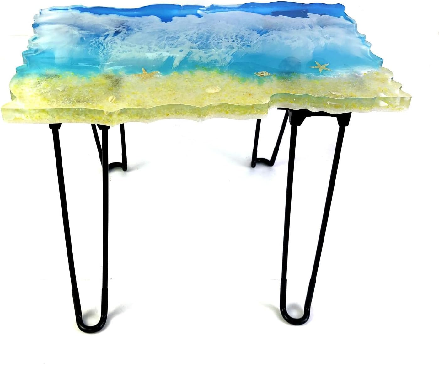 River Table Silicone Mold Large Irregular Rectangle Resin Epoxy Craft, Blue B49643