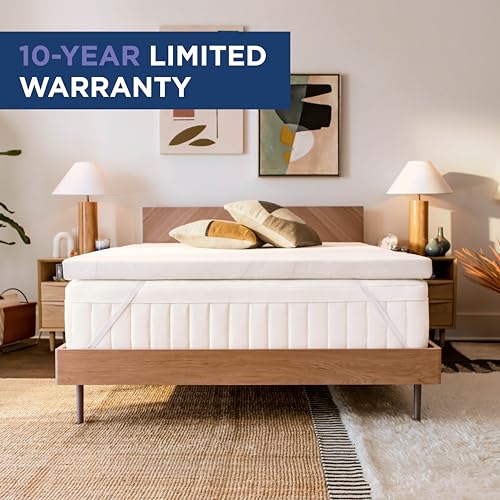 Tempur-Pedic TEMPUR-Adapt + Cooling 3-Inch King Mattress Topper, Medium, White Q602