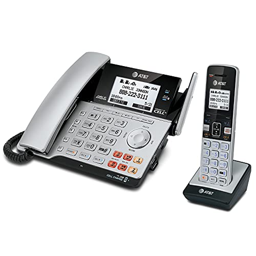 AT&T TL86103 2-Line Corded/Cordless Phone for Small Business with Answering Machine Q761502