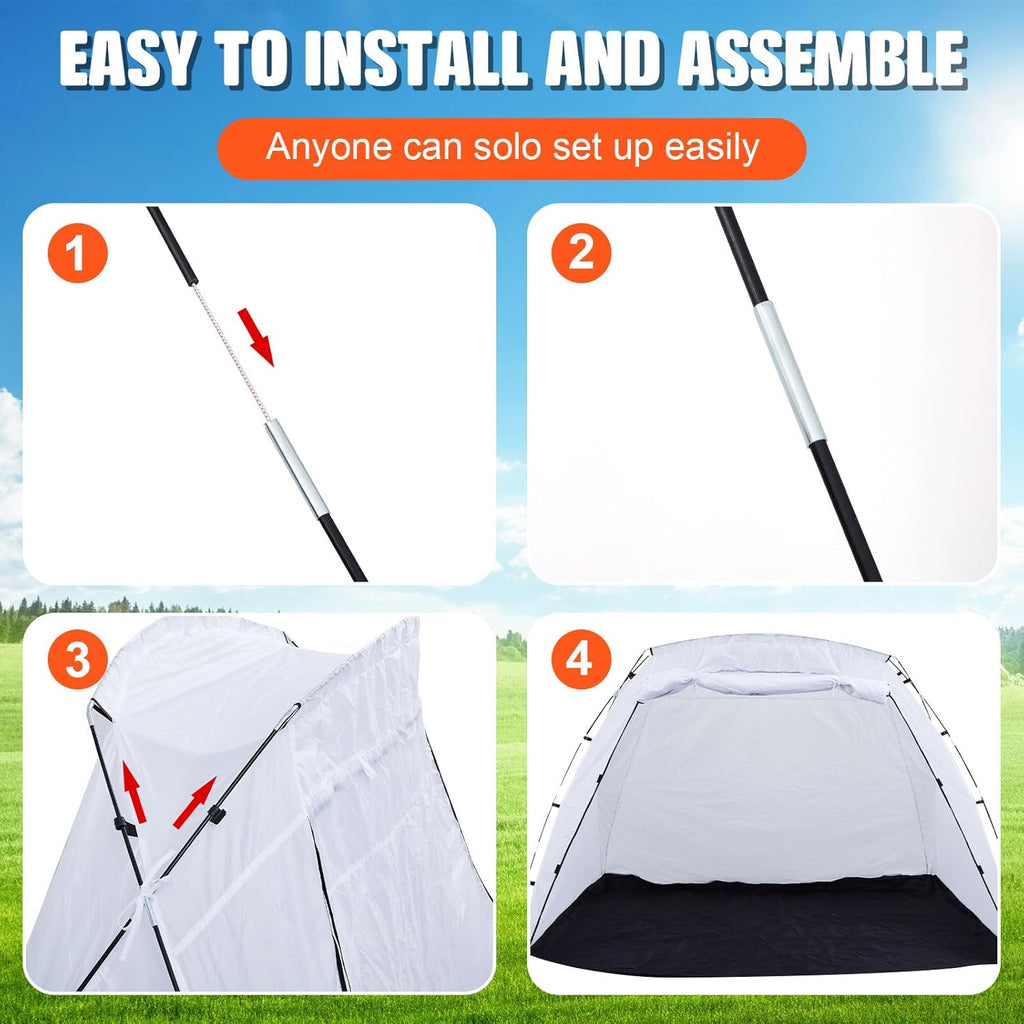 Windyun 8.5 x 6 x 5.5 ft Portable Paint Booth Spray Tent X367