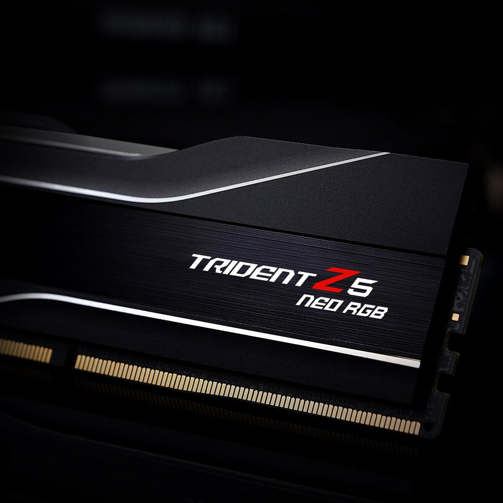 G.SKILL Trident Z5 Neo RGB DDR5 64GB (2x32GB) 6000MT/s CL32 Desktop Memory UDIMM Matte Black T68629