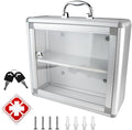 Lockable Storage Containers 1 Set of Household Locking Case Convenient Medicine Box Wallfor Homes, Hotels and Offices