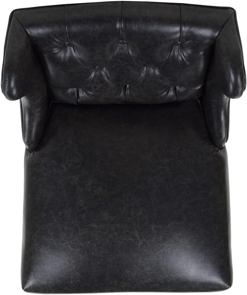 Jennifer Taylor Home Richmond 26" Armless Wingback Tufted Counter Height Bar Stool, Faux Leather W6950