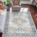 9x12 Area Rugs, Machine Washable Area Rugs for Living Room, Non Slip Backing Rugs for Bedroom, Vintage Printed Home Decor Large Area Rug,Area Rugs 9x12 Living Room, 9x12 Rug…