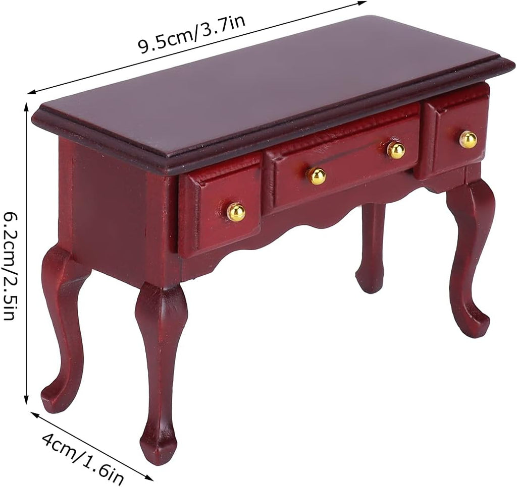 Mini Wooden Dollhouse Table DIY Furnishings Accessories F575935