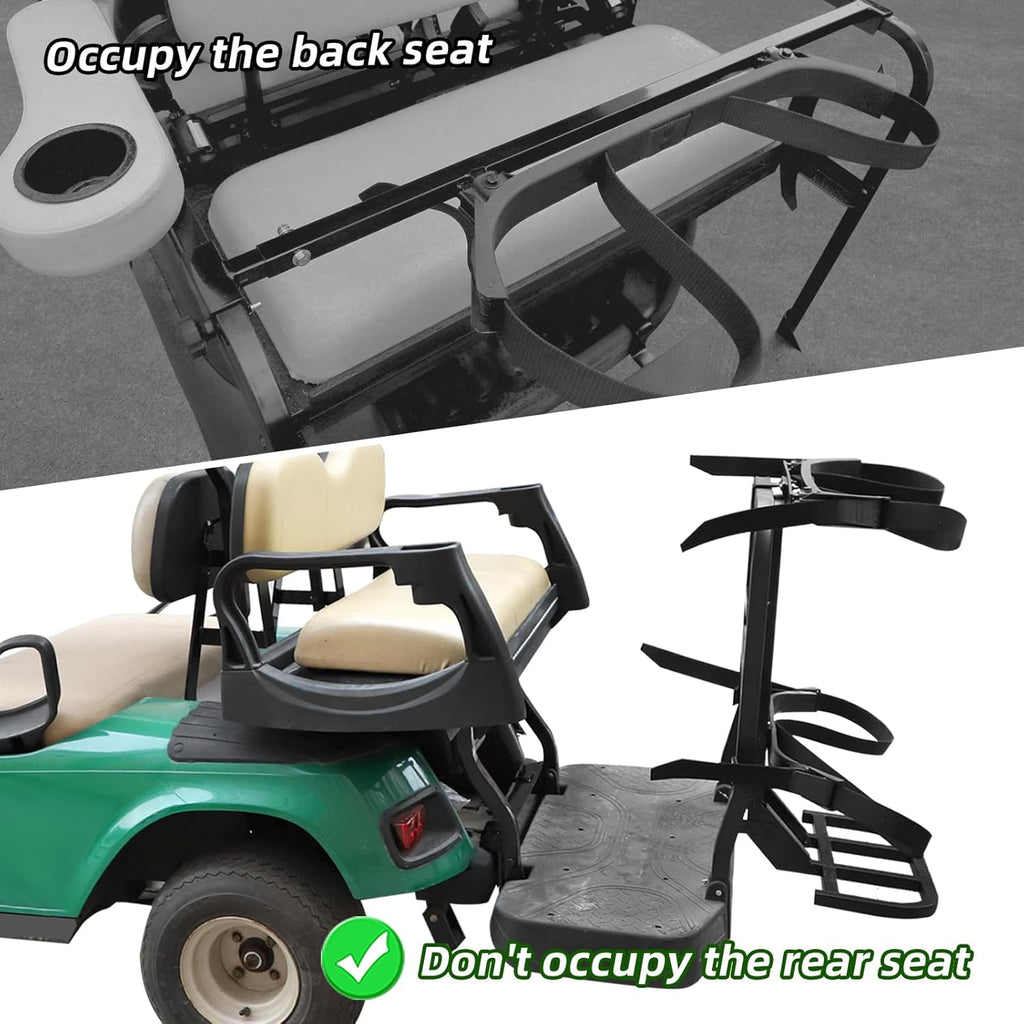 Roykaw Golf Cart Rear Seat Bag Holder Universal for EZGO Club Car Yamaha J978038