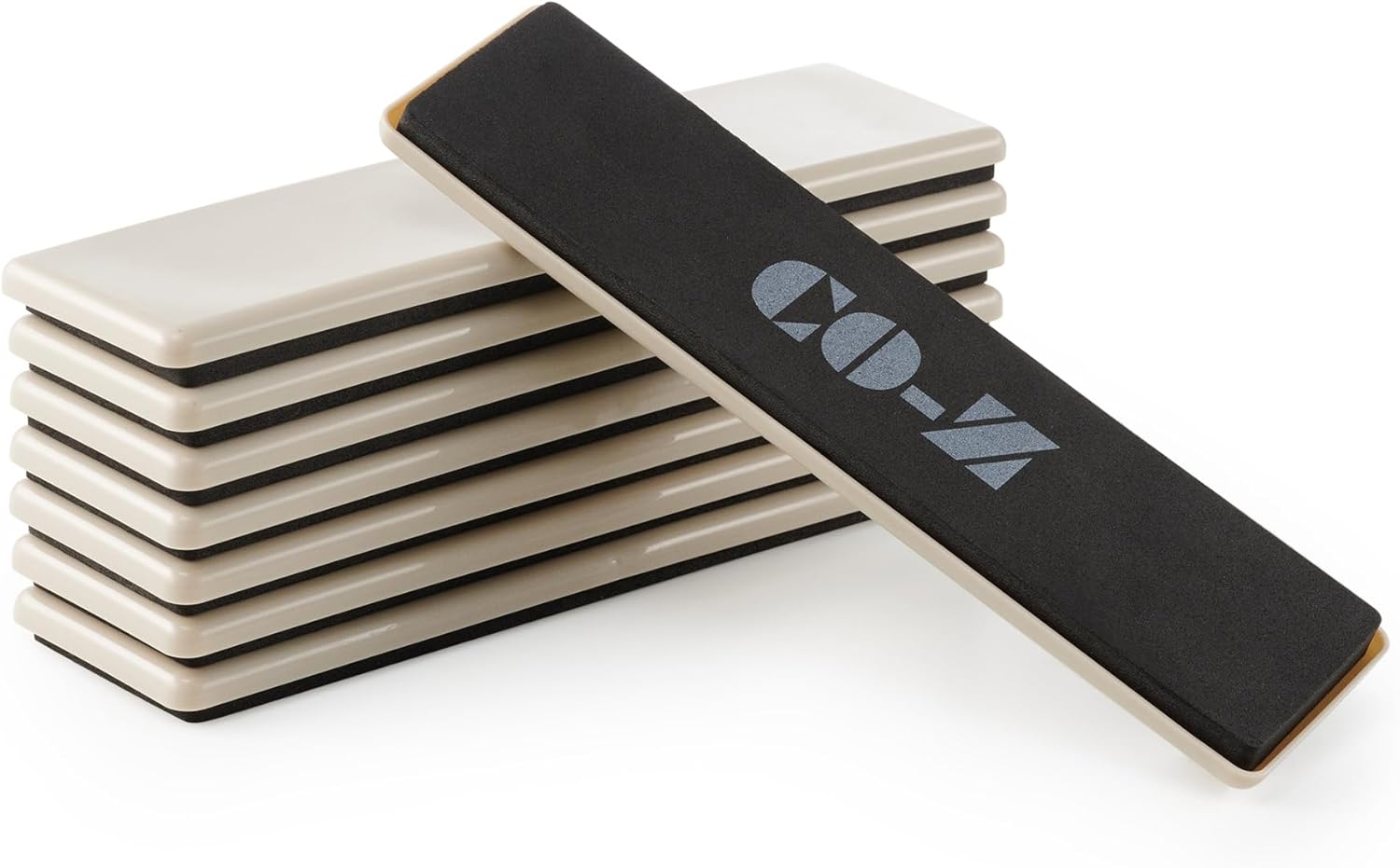 CO-Z Large Furniture Sliders Rectangle Reusable Furniture Sliders for Carpet, Heavy-Duty Furniture Gliders Movers for Hardwood Floors - 8 Pack, 2 1/2" x 9", Plastic Moving Pads for Heavy Furniture