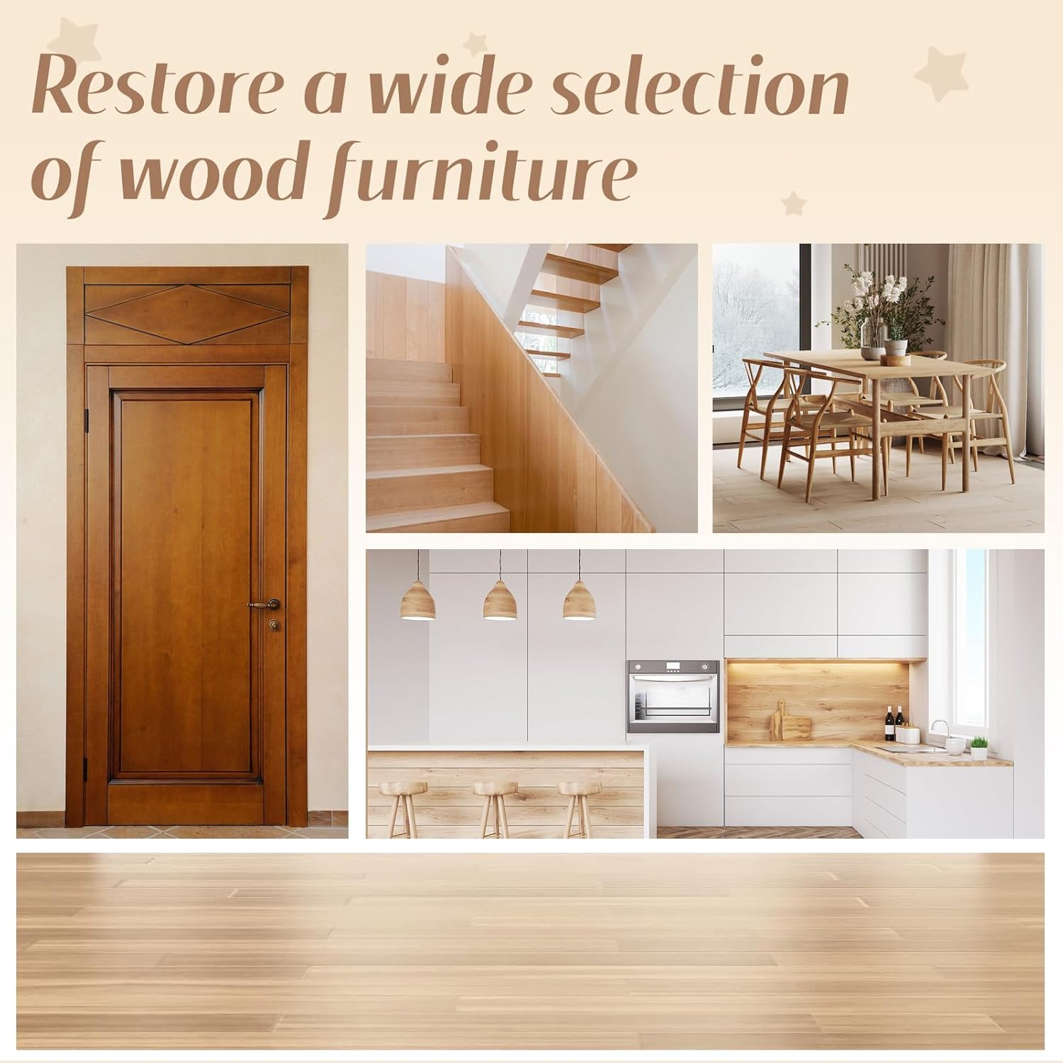 Wood Furniture Repair Kit, 12 Colors Filler for Scratches, Cracks, Holes Q771
