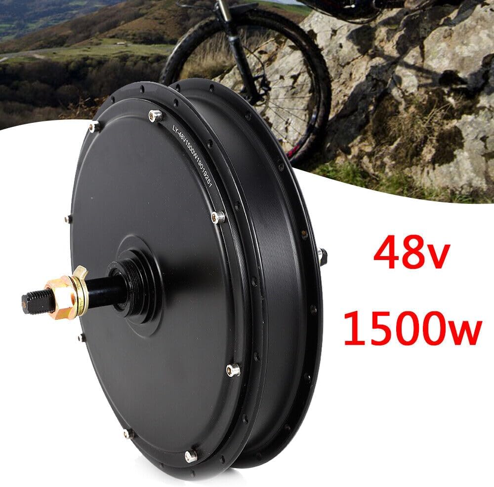Electric Bike Conversion Kit 1500W 48V Rear Hub Motor for 20-28" Bikes P744802