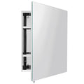 Movo Medicine Cabinet Mirror,18 inch x 24 inch Frameless Mirror Medicine Cabinets for Bathroom,Surface Mount Bathroom Medicine Cabinet with Mirror