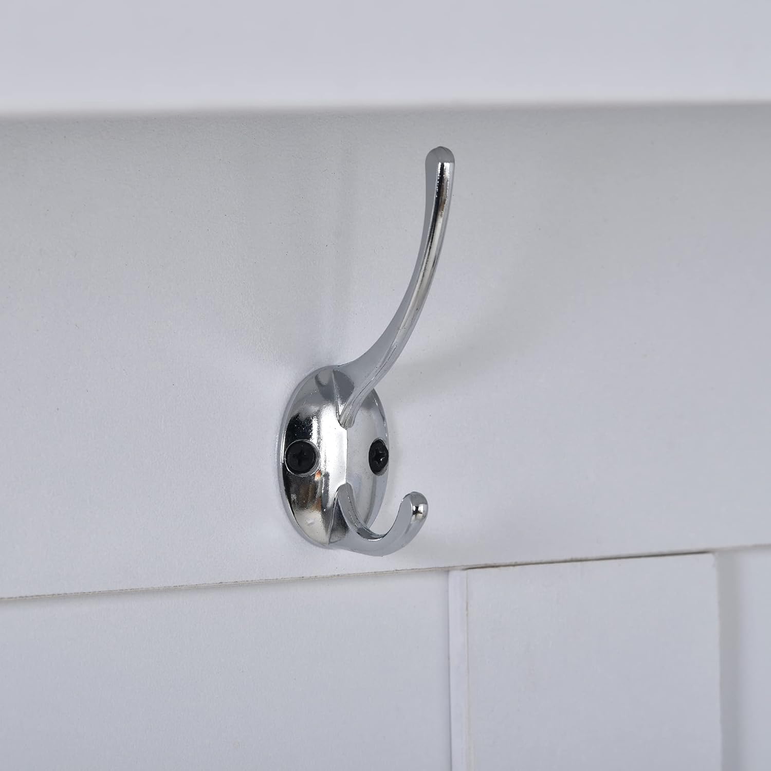 NicBex Hall Tree with Bench and 6 Hooks, White X571