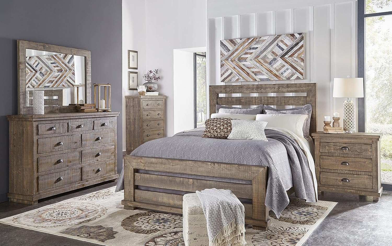 Progressive Furniture Willow Chest, Weathered Gray M546