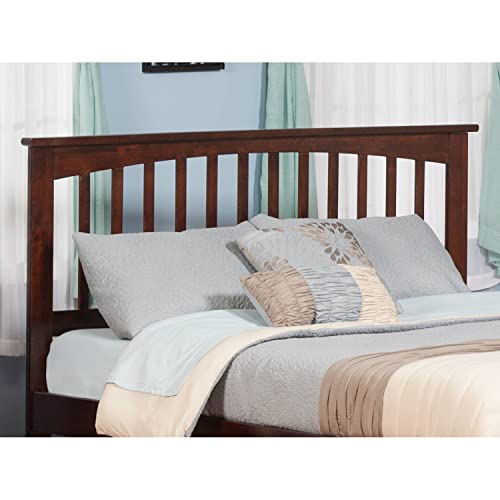 AFI Mission Full Size Headboard with Charger in Walnut J704917