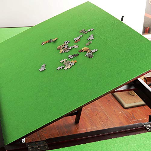 Wooden Jigsaw Puzzle Table with Storage, Portable Folding for Adults & Kids O244