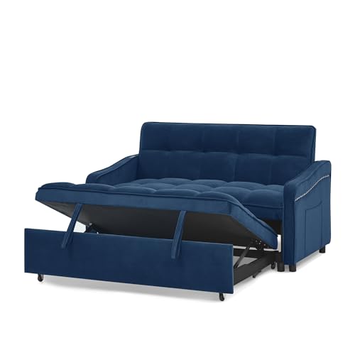 Convertible Sofa Bed 3 in 1 Lounge Chair Sleeper with Adjustable Backrest C337