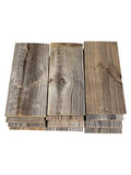 Rustic Weathered Reclaimed Wood Planks for DIY Crafts, Projects and Decor (6 planks - 24" long)