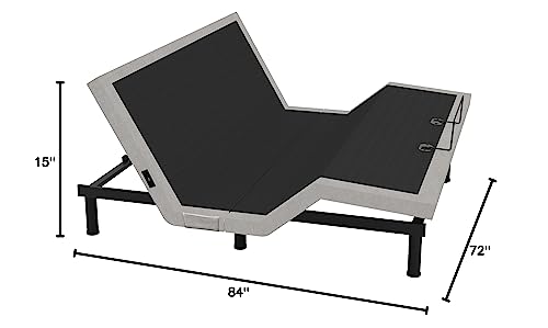 California King Adjustable Bed Base with Gel Memory Foam Mattress X959