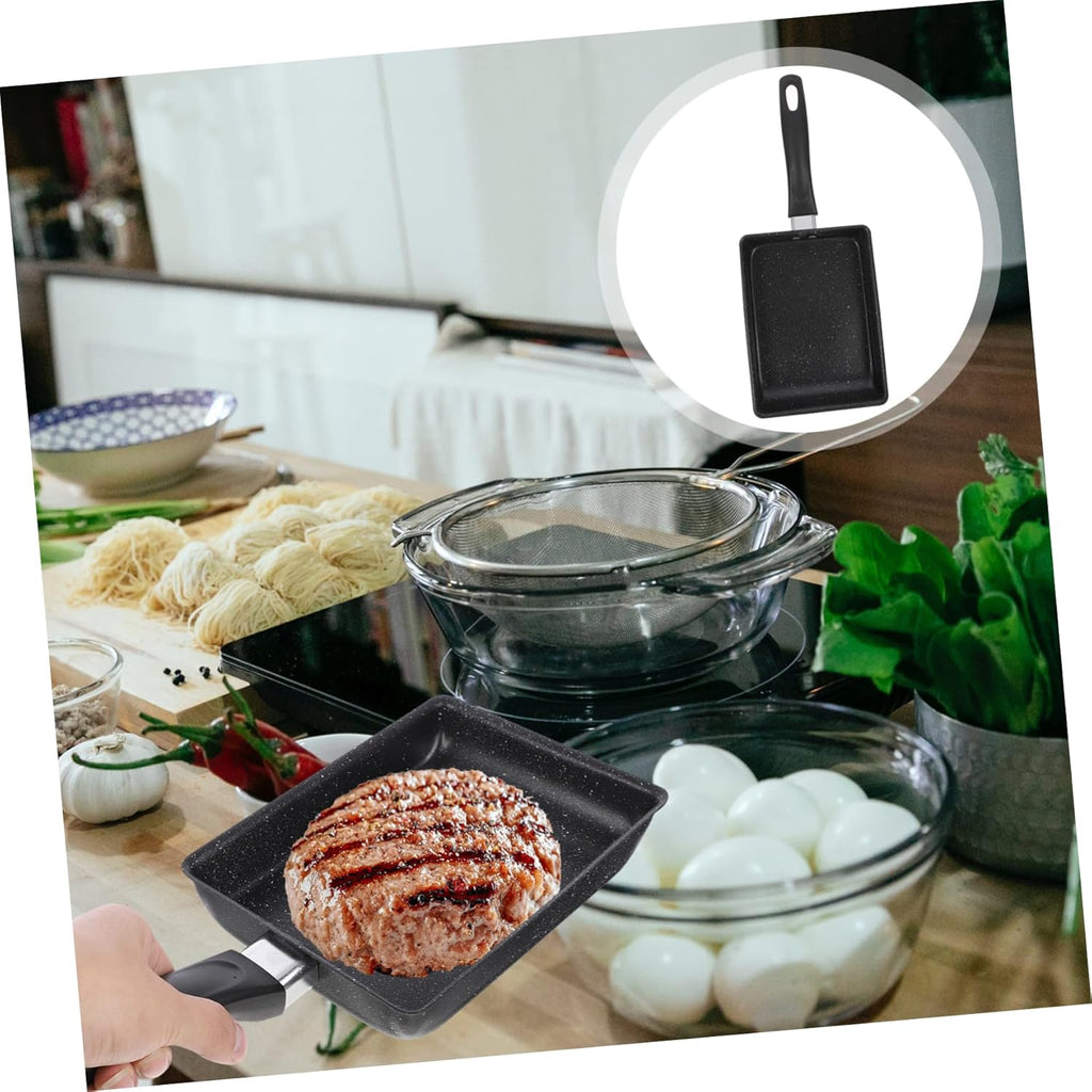 Tamagoyaki Square Griddle Pan Nonstick Japanese Omelette Pan F789