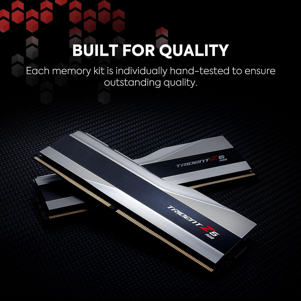 G.SKILL Trident Z5 RGB DDR5 RAM 32GB (2x16GB) 6000MT/s CL32 Desktop Memory Q417