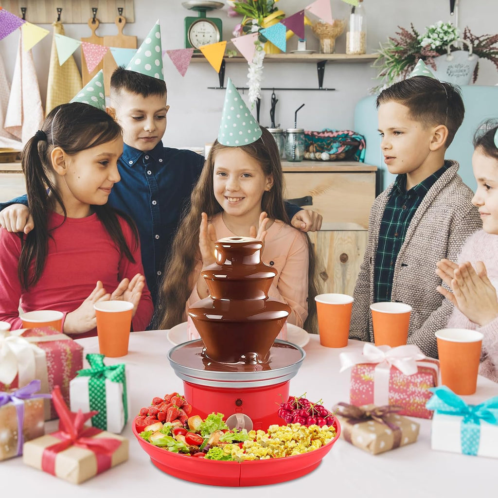 3 Tier Chocolate Fountain Machine with Serving Tray R162