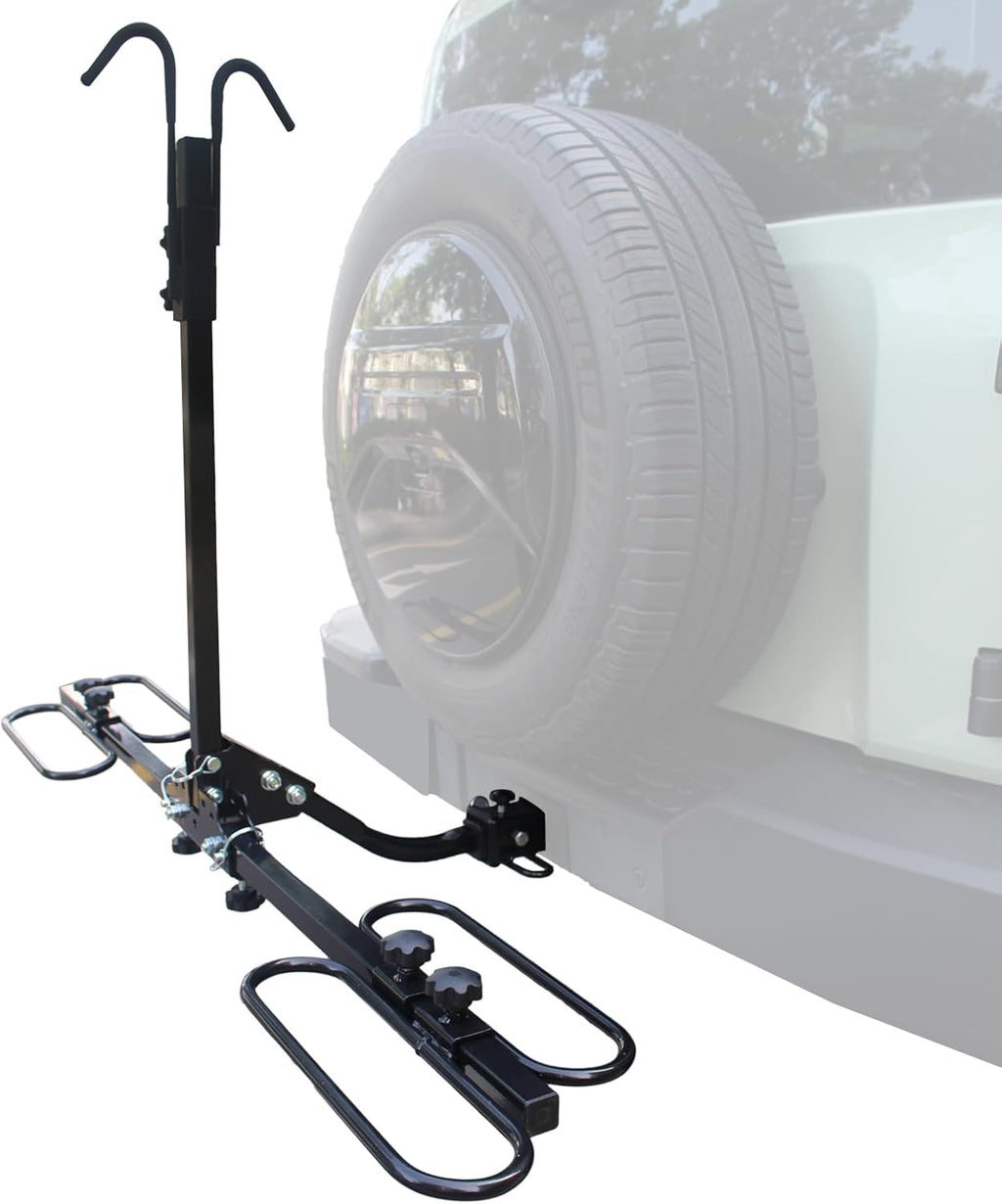 Hitch Mount Bike Rack 2-Bike Smart Tilting Platform for Cars Trucks SUVs A348717