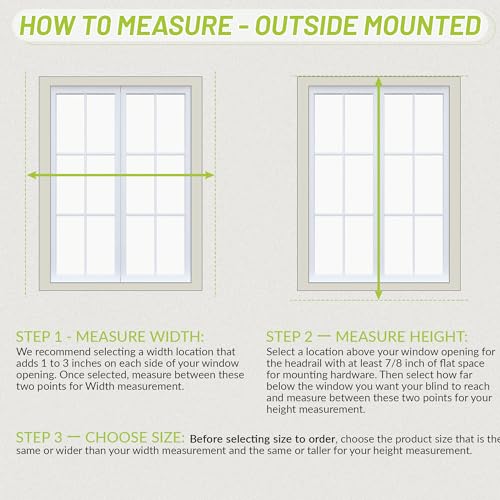 SZXIMU Cordless Room Darkening Mini Blind 35" W x 64" H White U29324