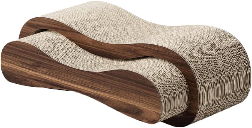 Infinity Cat Scratcher Cardboard Lounge Bed with Scratching Post B7367
