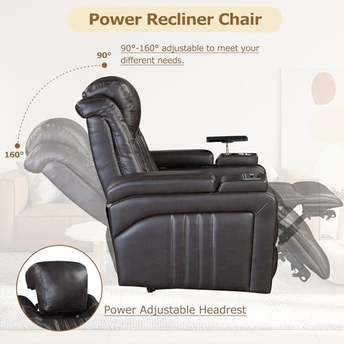 FANYE 360 Degree Swivel Upholstered Armchair, Grey H378