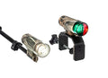 attwood 14190-7 Water-Resistant Portable Clamp-On LED Light Kit with Marine Gray Finish